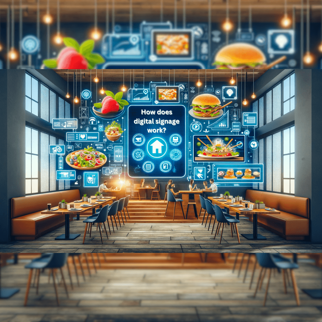 HOW DOES DIGITAL SIGNAGE WORK?